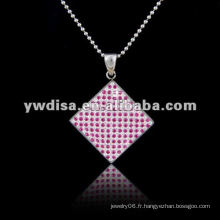 Vente en gros Collier pendentif en acier inoxydable attrayant